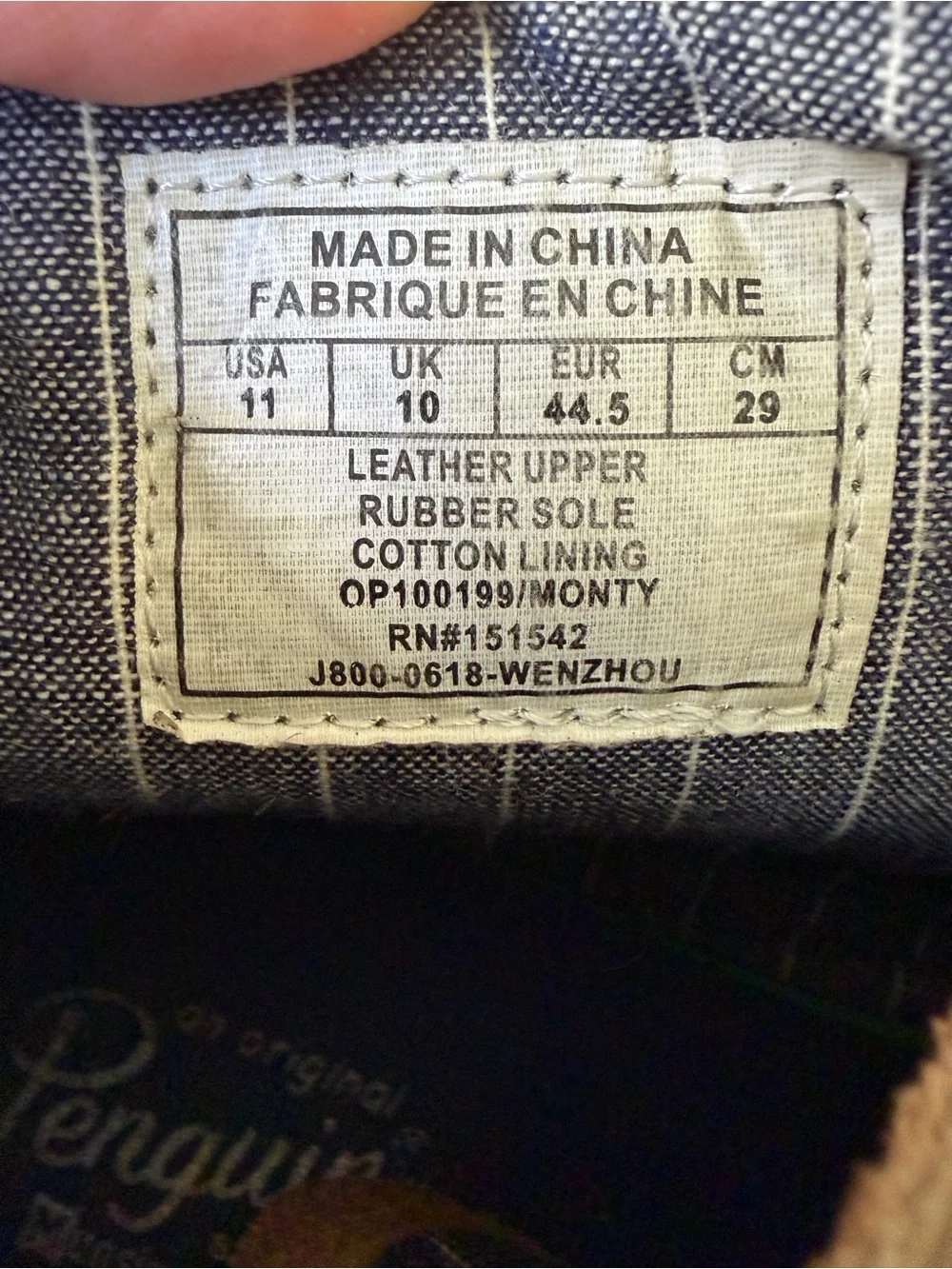 Original Penguin Brown/Tan Leather Chukka Boots